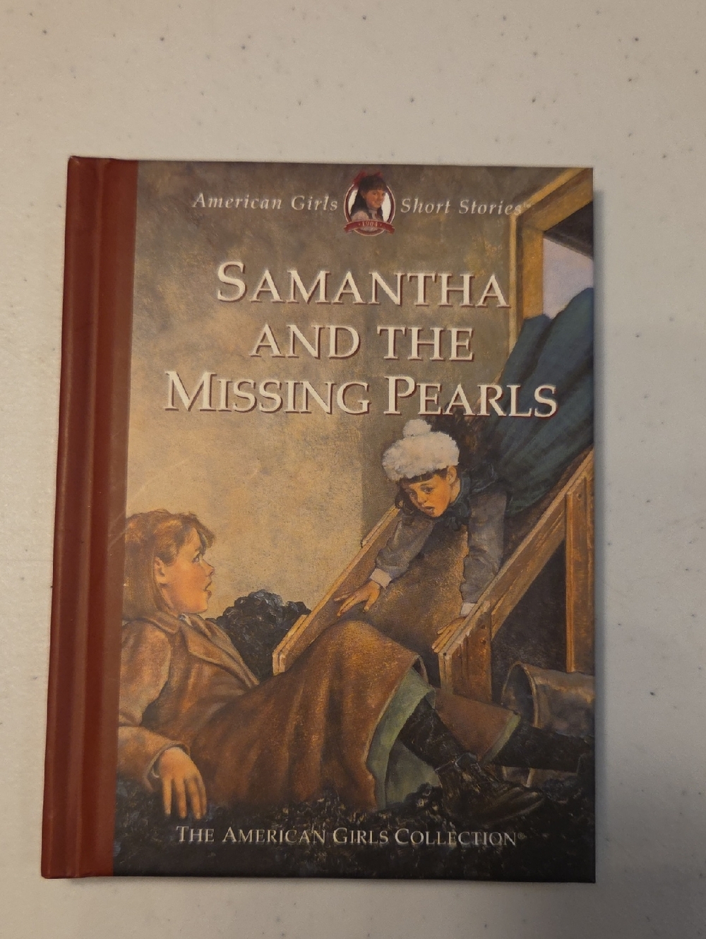 American Girl Samantha and the Missing Pearls — Brown and Blue Cover